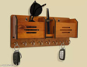 Wall Mount Keys,Pen And Mobile  Holder