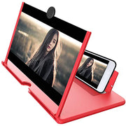 Mobile phone video amplifying screen