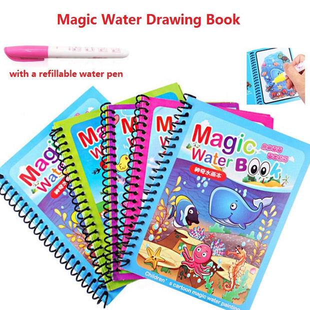 Magic water book for kids