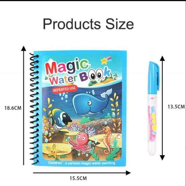 Magic water colouring book for kids